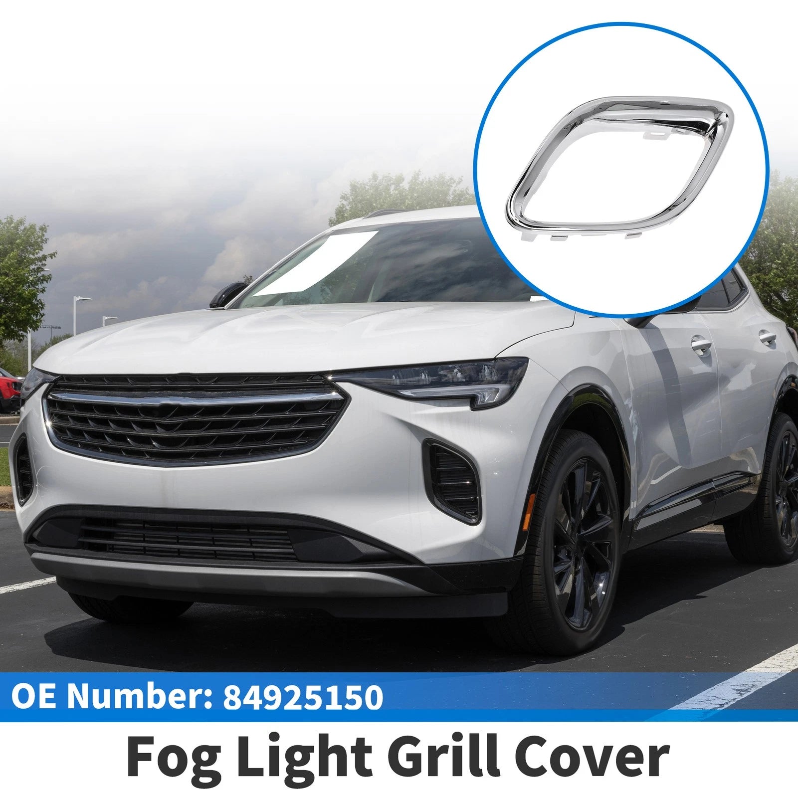 1 Pc Fog Light Grill for Buick Envision (2021–2023) No. 84925150