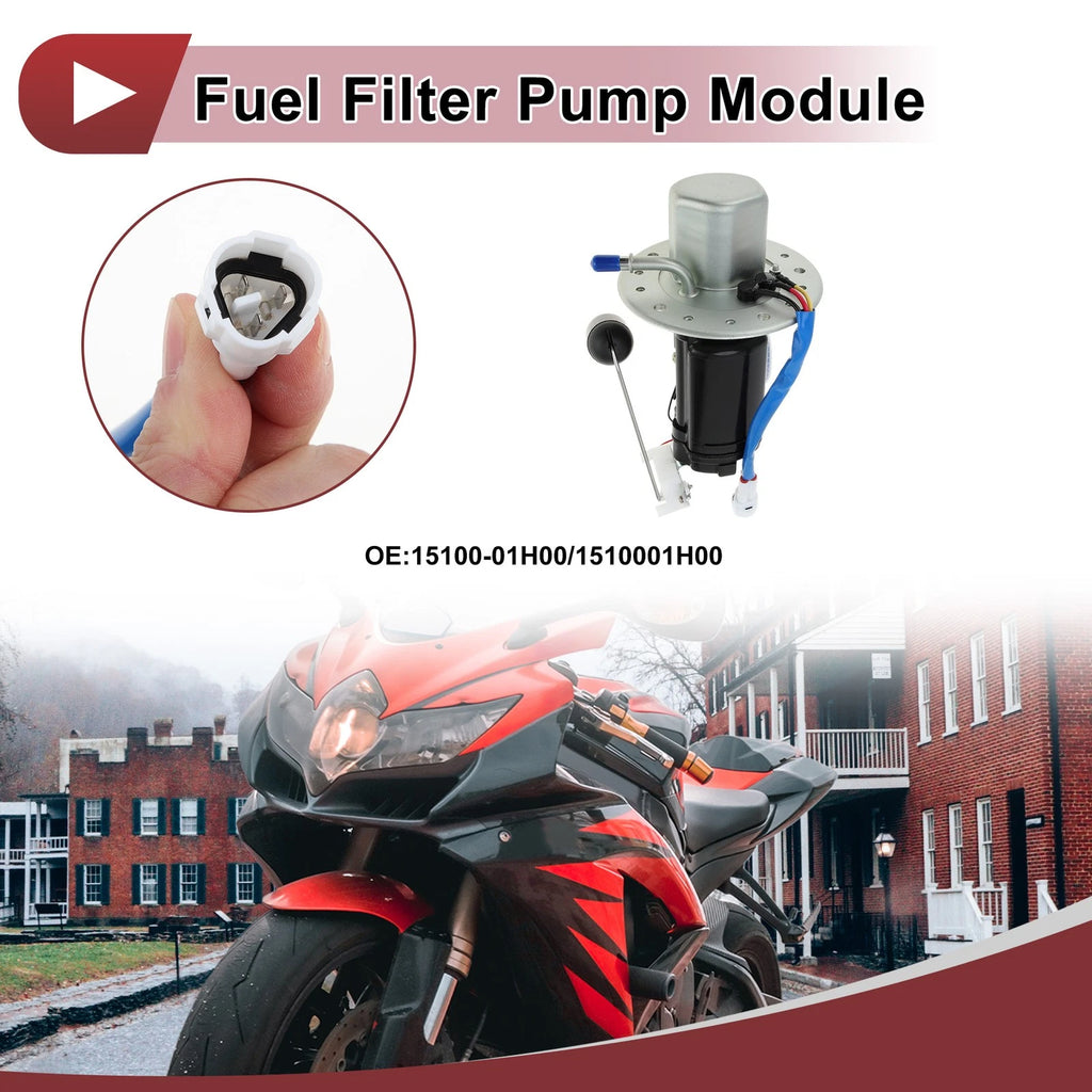 Electric Fuel Pump Assembly No. 15100-01H00 for Suzuki GSXR600 GSXR750 (2006–2007)