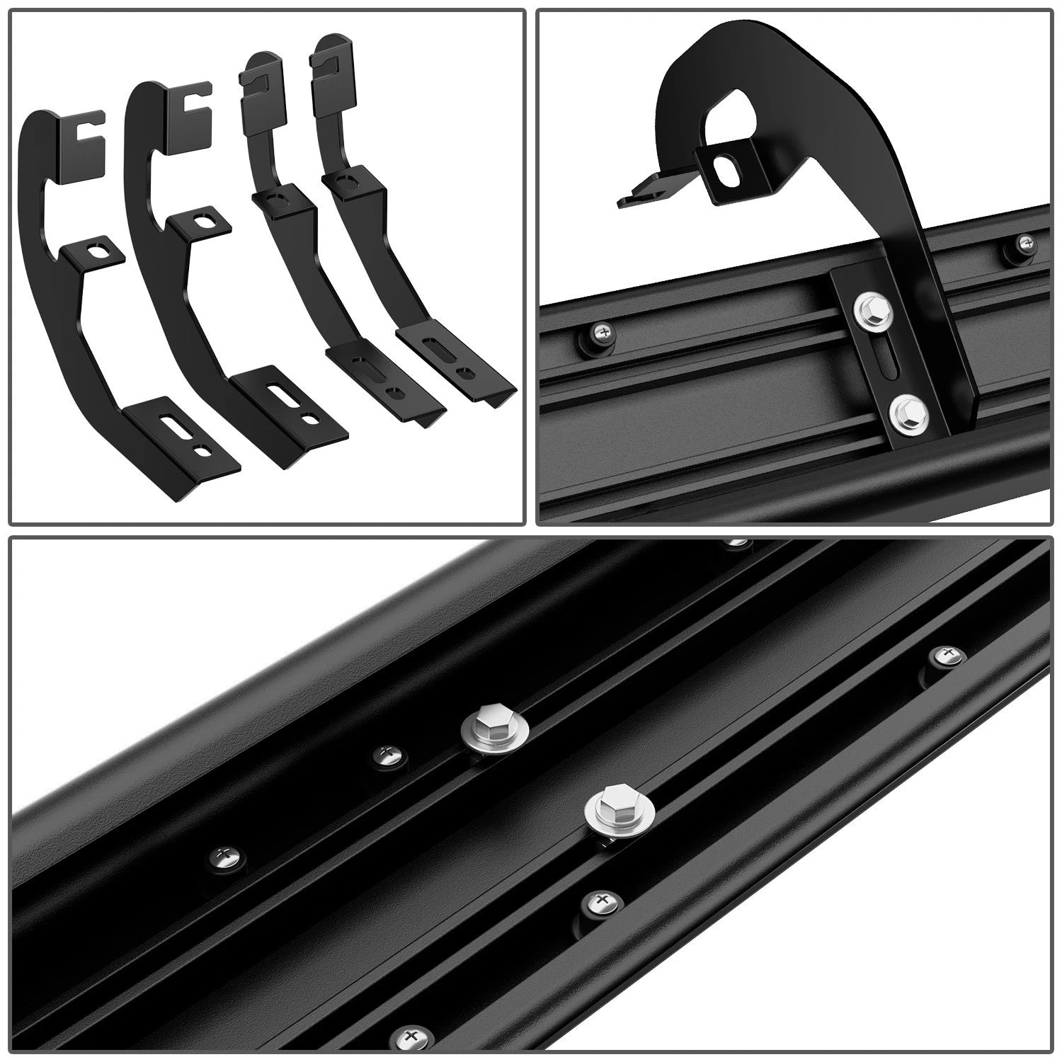 Set of 2 Step Bar Running Boards for Silverado/Sierra 1500 2500 3500HD (2019–2025)