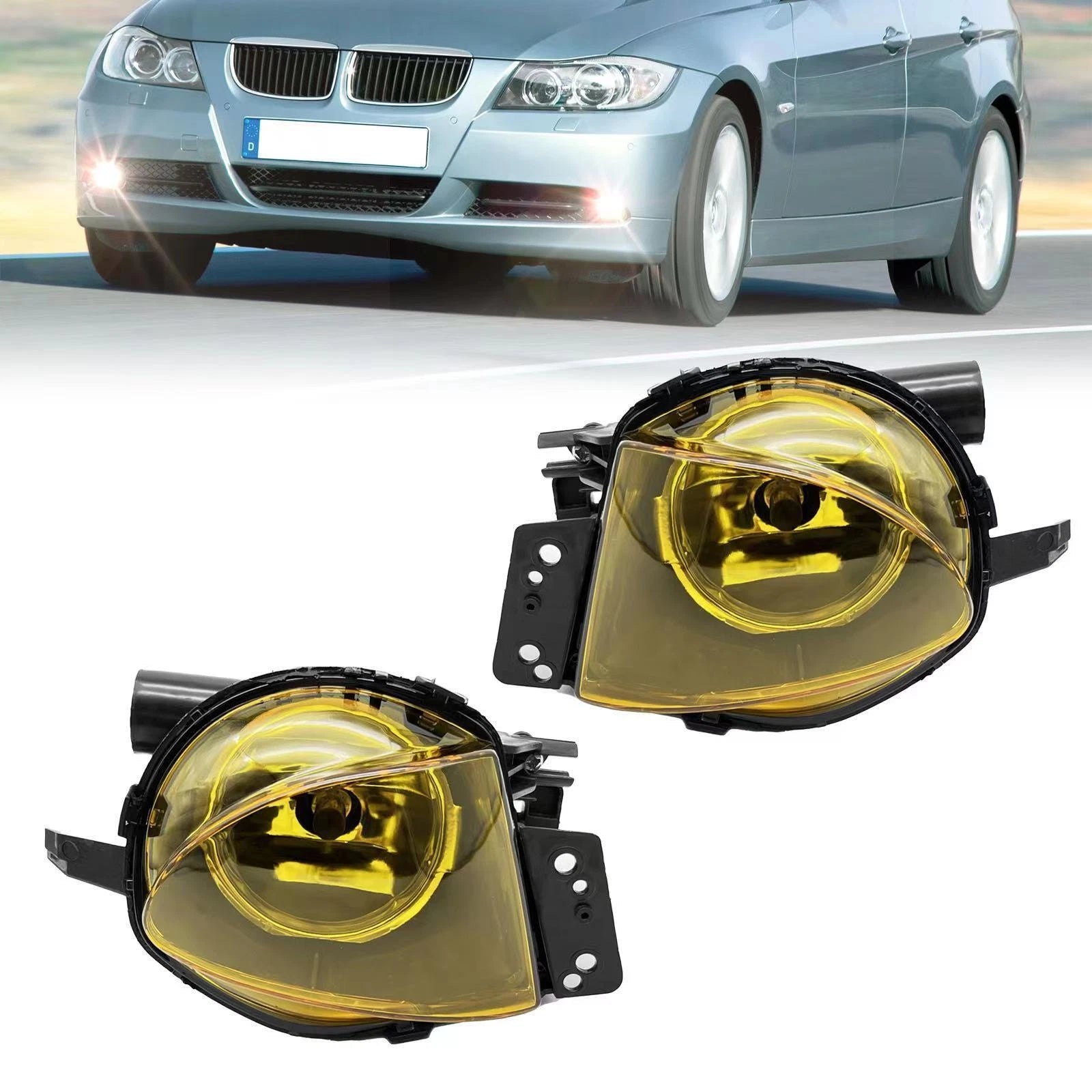 Yellow Front Fog Lamps for BMW 3 Series E90