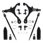 12x Front Suspension Lower Control Arms Sway Bar Tie Rod for Honda CR-V (2002–2006)