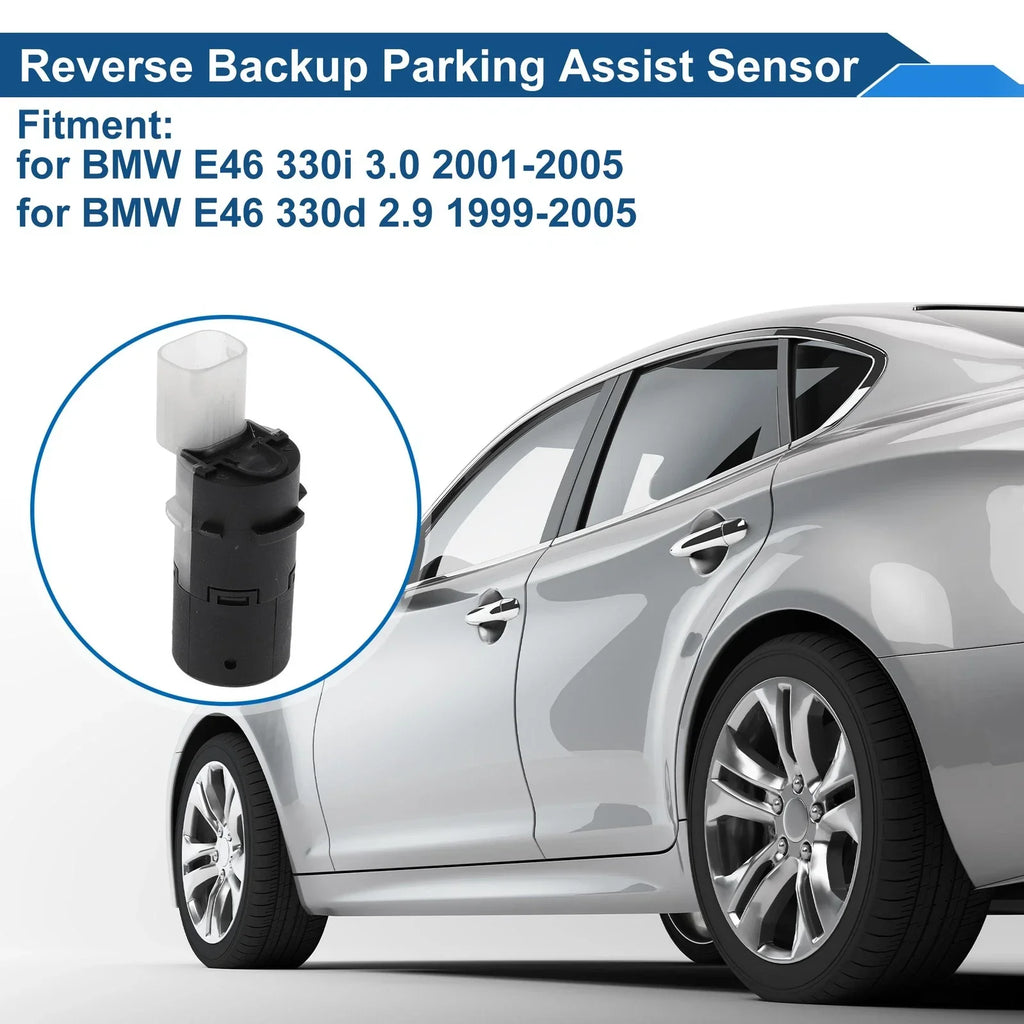 Reverse Backup Parking Sensor for BMW E46 330i Black (2001-2005)