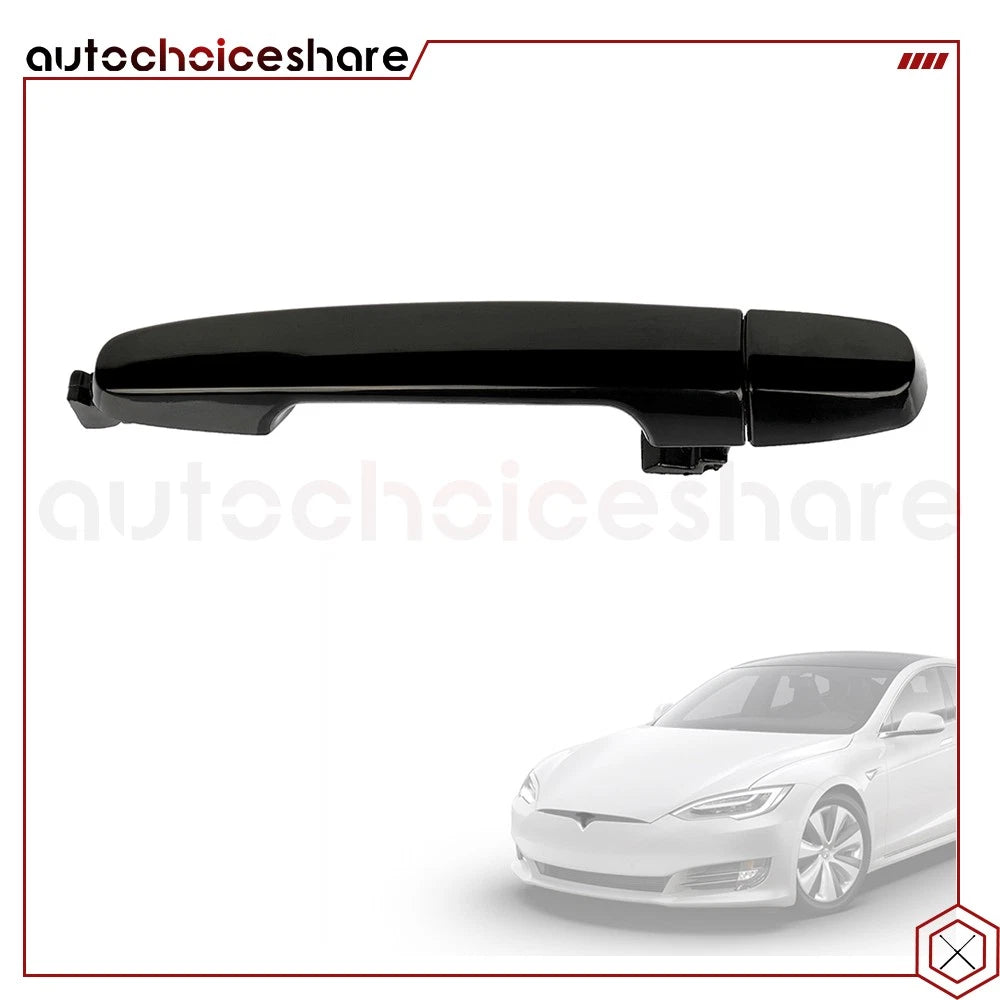 Set of 2 Black Exterior Door Handles for Toyota Sienna (2004–2010)