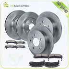 Front Rear Brake Rotors & Ceramic Pads for Chevrolet Monte Carlo (2006–2007)