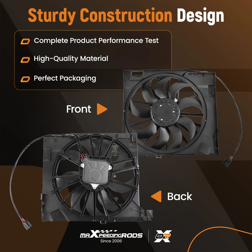 Radiator Cooling Fan Assembly for Jaguar XFR-S/XJ/XJR/XKR-S (2010–2019)