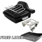 Chopped Trunk Solo Mount Rack for Harley Touring Road King Glide (2014–2026)