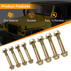 Control Arm Bolts for Jeep Wrangler TJ/LJ (1997–2006)