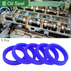 Set of 5 Oil Seal Rotary Shaft Seal TPU 35x43x8mm High Pressure