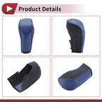 1 Pc Gear Shift Knob Cover for Ford Fiesta (2009–2012) Blue Faux Leather