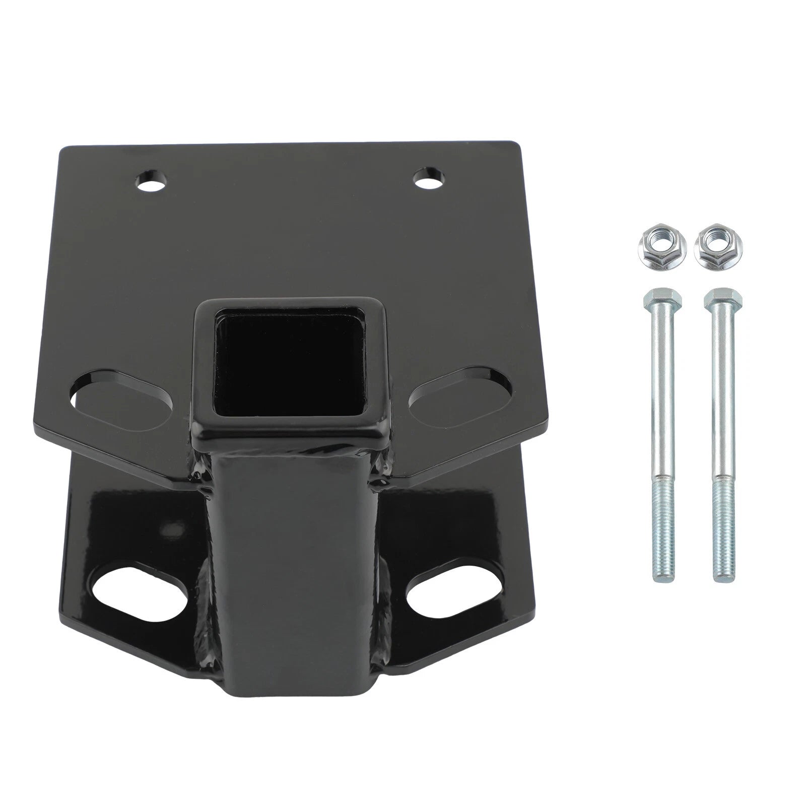 Trailer Hitch Receiver Adapter for RV Bumper (Fits 2" Receiver)