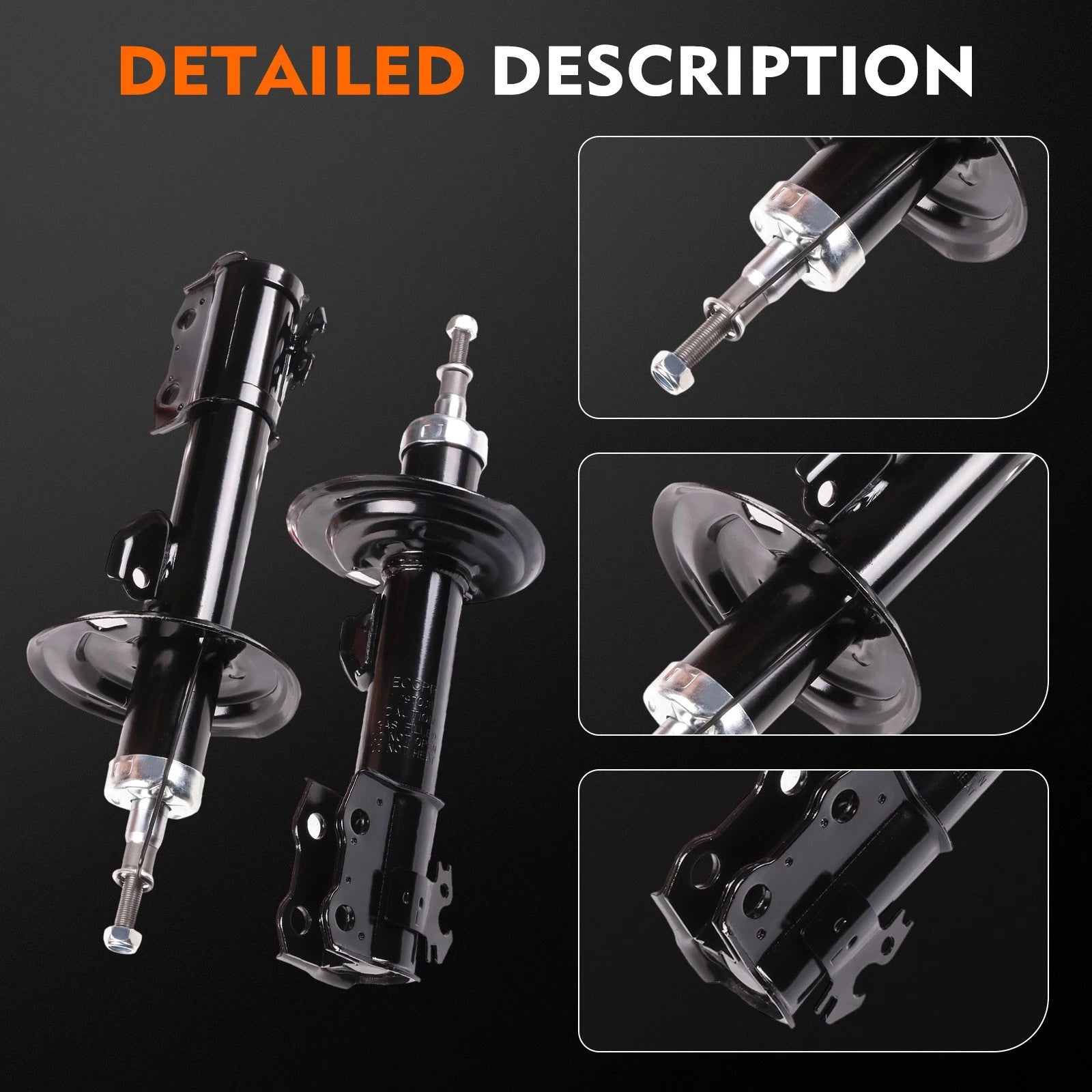 Set of 4 Struts and Shocks for Toyota Yaris (2006–2015)