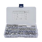 Wire Rope & Cable Line End Kit 7 Size Double Barrel Crimping Loop 245Pcs