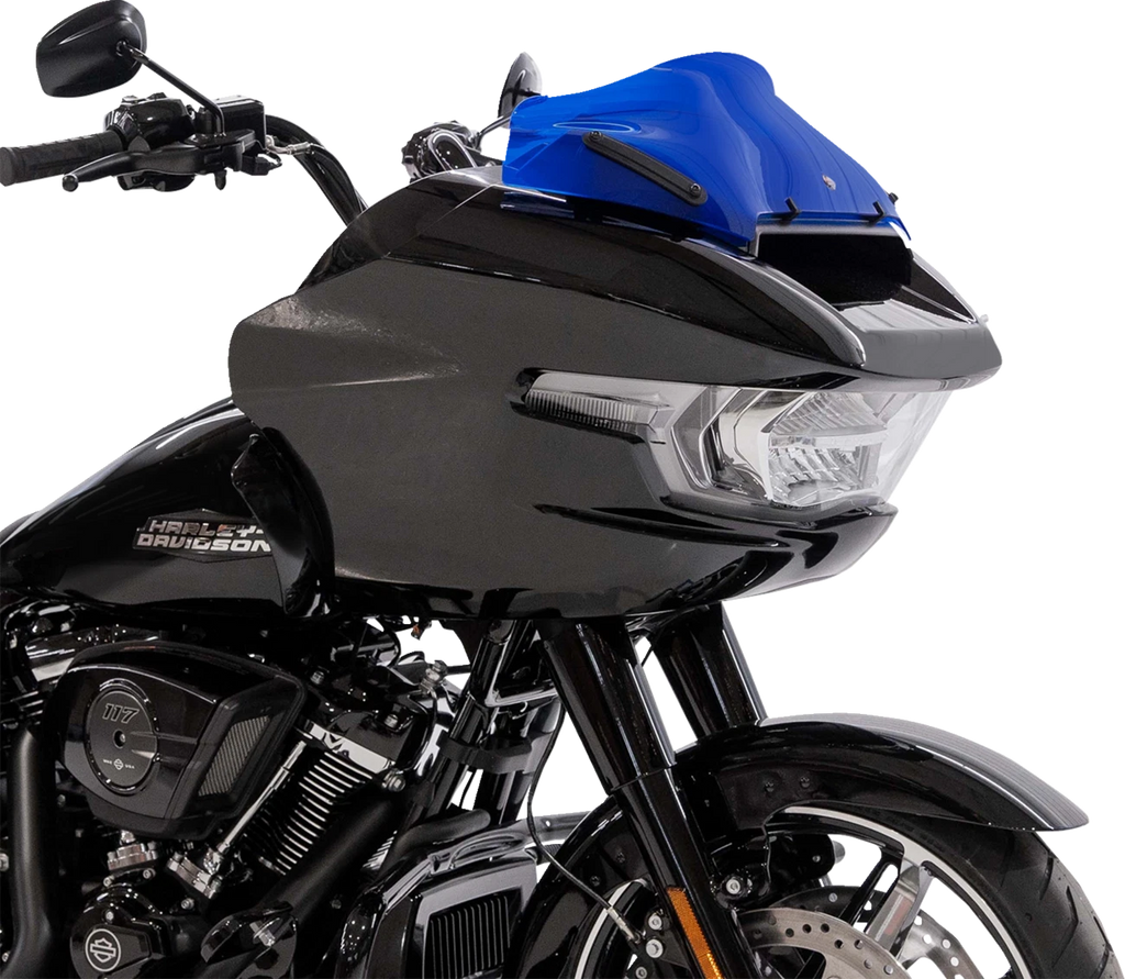 Klock Werks 8" Kolor Flare Sport Windshield for FLTRX (2015–2023) - Blue KWW-01-0759