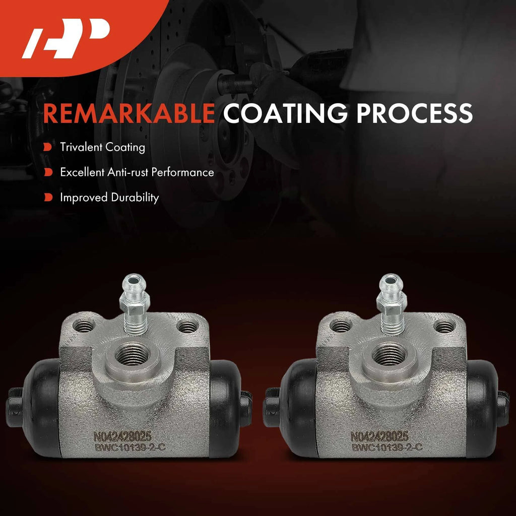 2X Rear Drum Brake Wheel Cylinder for Jeep Compass Patriot (2008–2018)