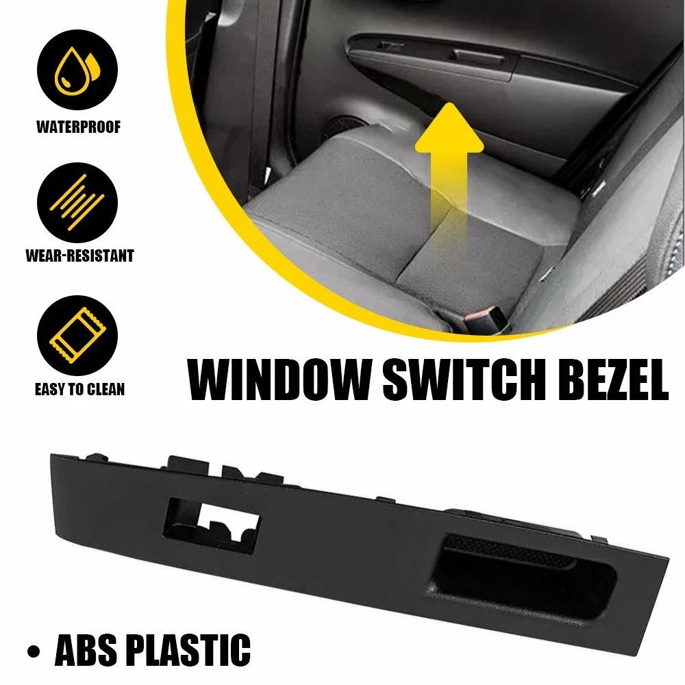 Rear Side Window Upper Switch Bezel Trim Panel for Toyota Yaris (2012–2014)