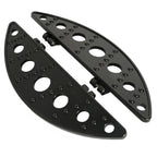 Front Driver Half Moon Footboard for Harley Electra Street Road Glide (1986–Up)