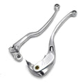 Set of 2 Silver Brake Clutch Levers for Honda CBR600RR (2007–2024), CBR1000RR (2008–2024)