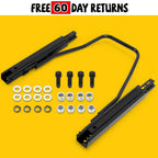 Dual Lock Racing Seat Base Slider Rail Bracket for Universal Fit (All Years)