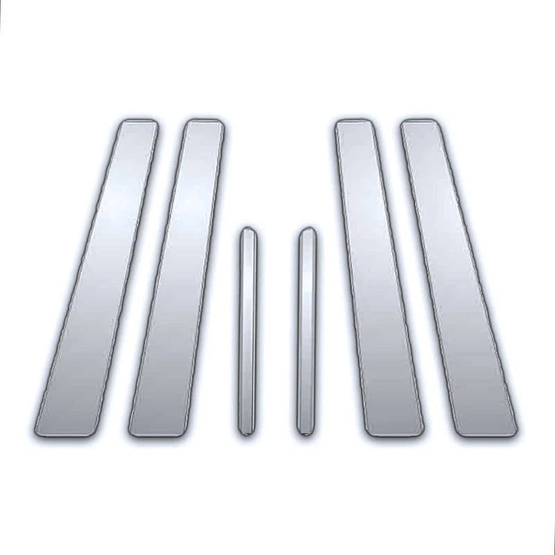 6Pc Chrome Pillar Post Covers Replacement for Pontiac Grand Prix (2004–2014)