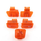 5Pcs Orange Turn Signal Headlight Ignition Horn Switch Caps for GY6 50-150cc