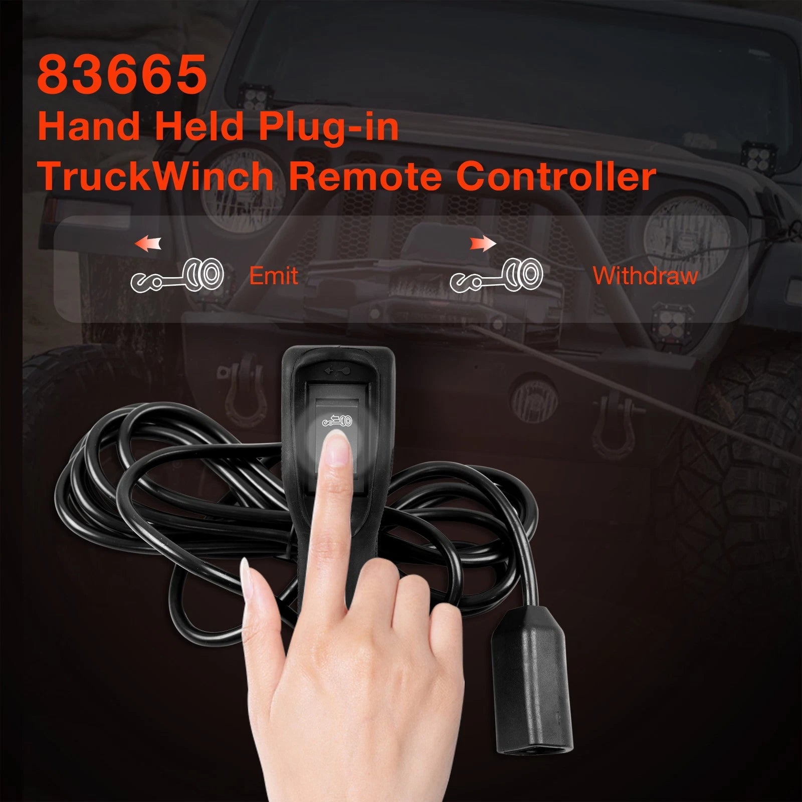 Winch Remote Control for Warn M8000 M10000 M12000 HS9500