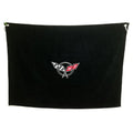 Black Protective Cloth Trunk Towel for Chevy Corvette [C5 Logo] from Seat Armour