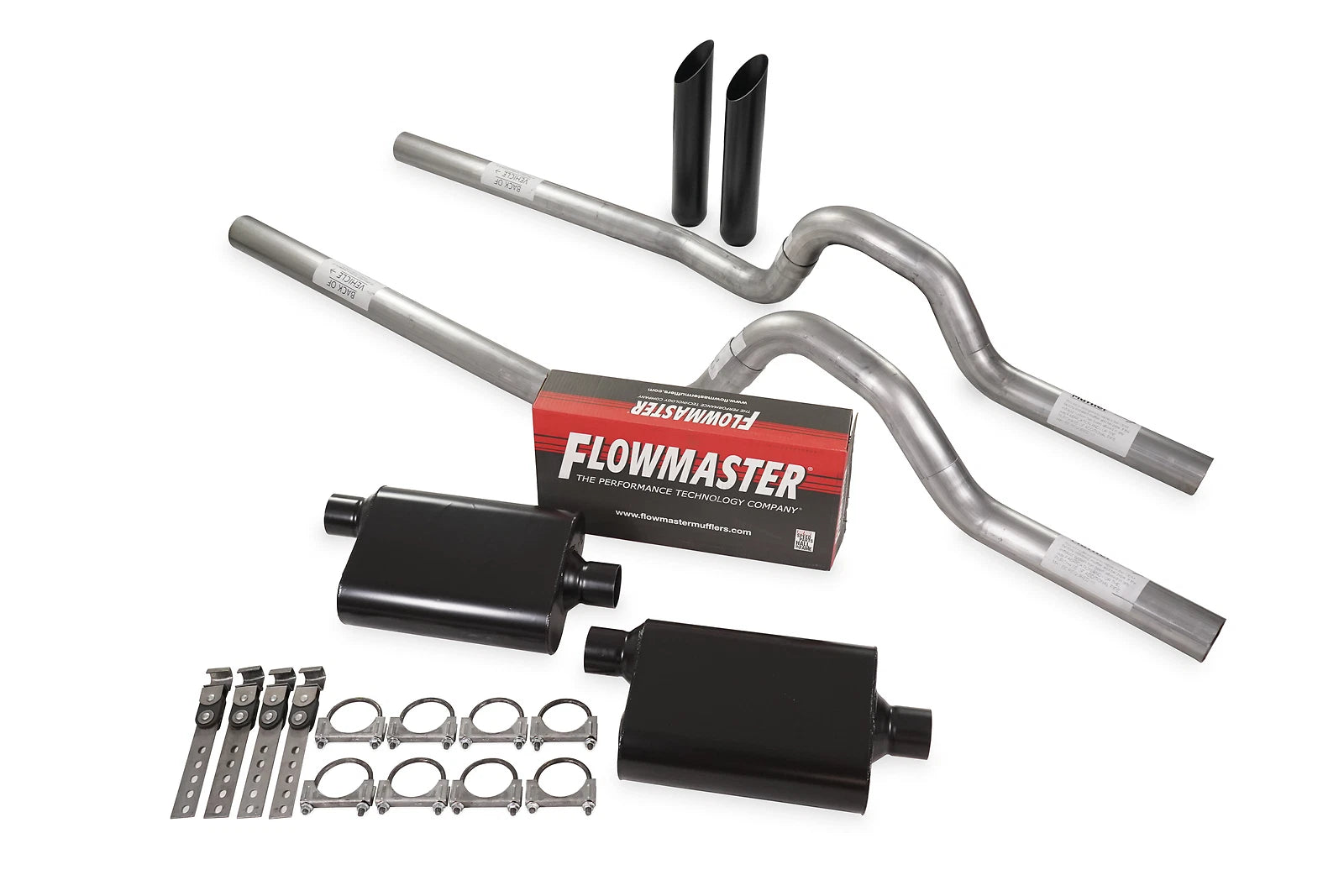 Dual Exhaust Kit 2.5" Flowmaster 40 Series for GM C/K 10 1981–1987