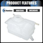 Coolant Expansion Recovery Overflow Tank No. 96817343 for Chevrolet Aveo (2004–2008)