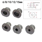 3-in-1 Hole Punch Accessory Metal Drill Sleeve for Doweling Jig (6-15mm)