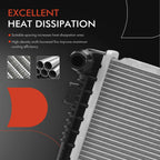 Radiator for Mercedes-Benz C63 AMG, C63 AMG S, GLE53 AMG, GLE580, GLE63 (2015–2023)