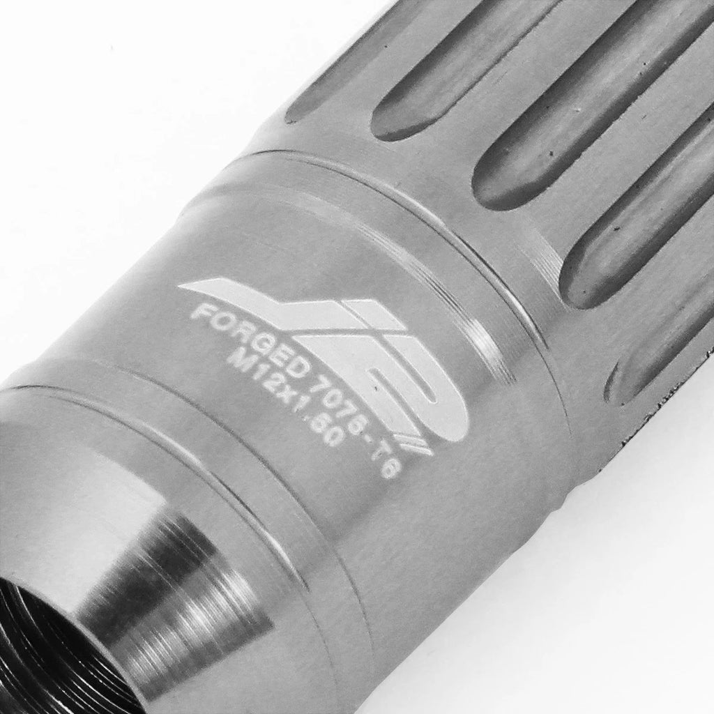 16 Pcs J2 7075 Forged Aluminum M12x1.5 Spiky Cap Lug Nut Set for Universal