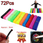 72PCS Spoke Wraps for Motorcycle Dirt Bike (Fits )