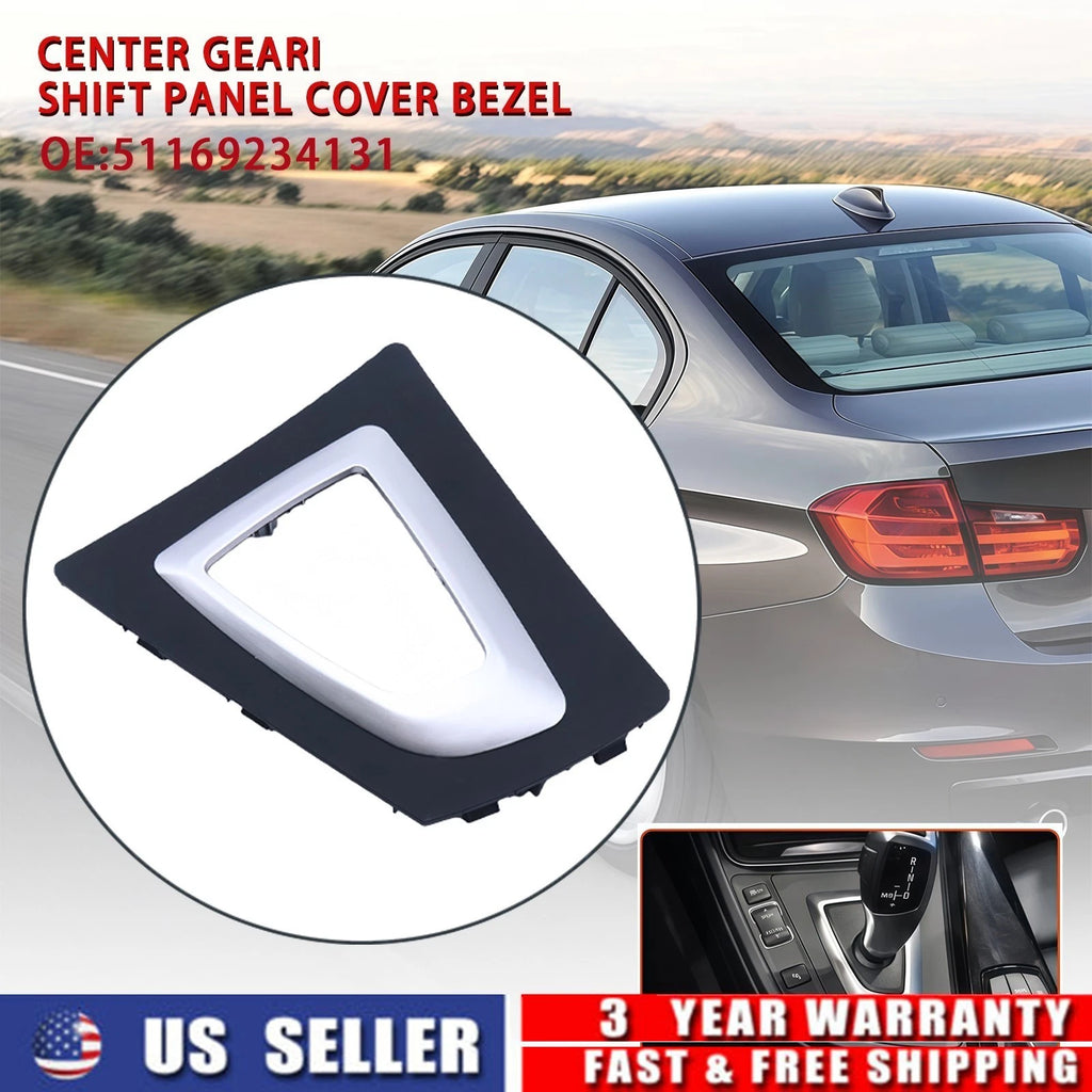 Gear Selector Cover Trim for BMW F30 F32 320i 328i 428i 435i (2012–2019) 51169234131 Black