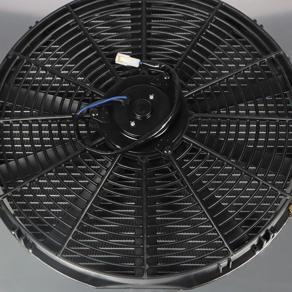 3 Row Aluminum Radiator with Shroud Fan for Chevy Camaro Pontiac Firebird (1967–1969)