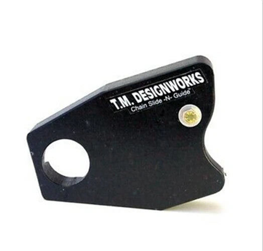 TM Designworks Front Chain Slider for Honda TRX 250R (1988–1989) Black