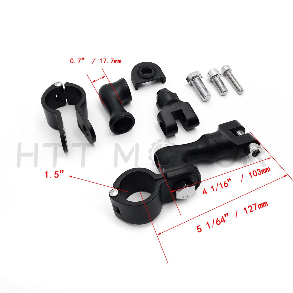 1 1/2" O-ring Crash Bar Engine Guard Footpeg for Universal Models