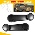 Set of 2 Front Window Crank Handles for Jeep Wrangler (YJ) (1992–1995)