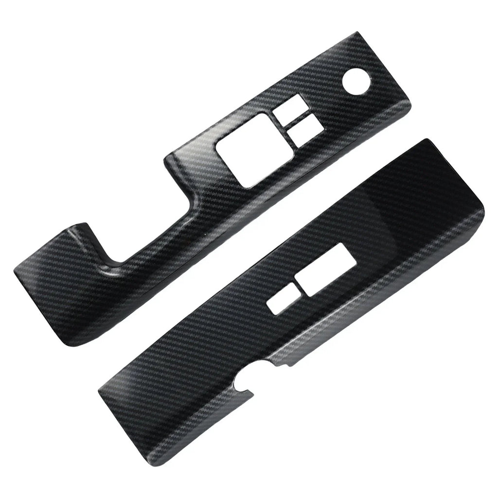 Carbon Fiber Car Interior Glass Switch Covers ABS for Nissan 350Z (2006–2008)