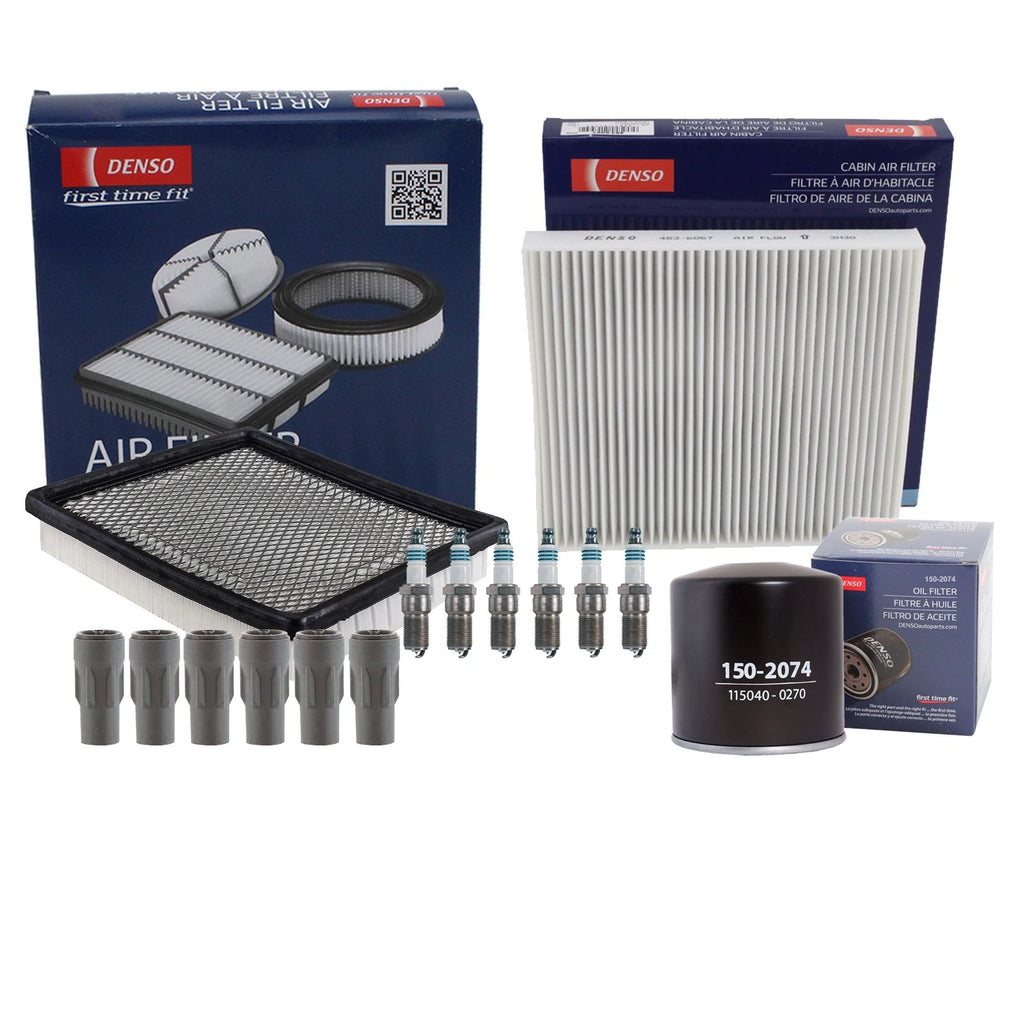 Denso Tune Up Kit 6 Spark Plugs & Boots for Dodge Avenger (2008–2014)