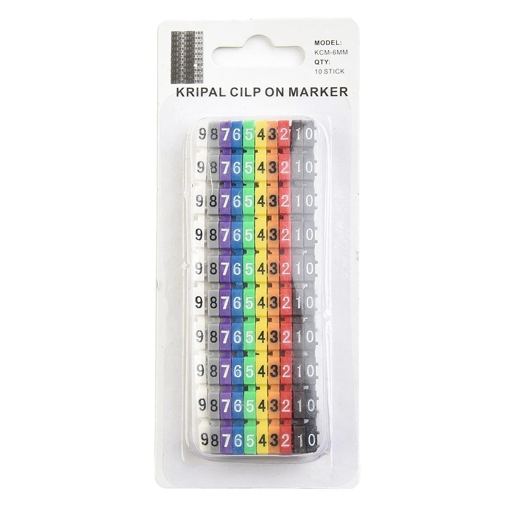 Wire Number Box Clip-on Design for Automotive Electrical Equipment