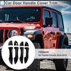 Door Handle Cover Trim for Toyota Corolla (2014–2019) Black