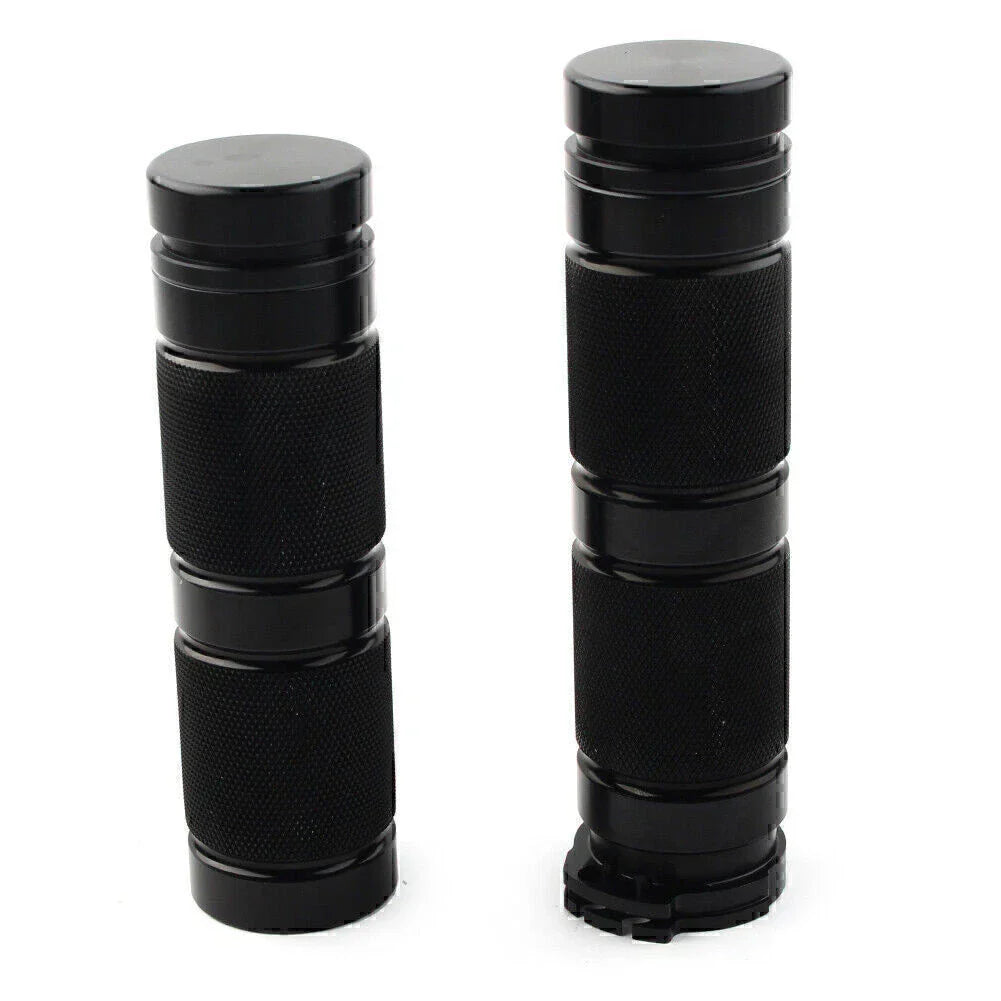 1" Black Handlebar Grips for Harley Sportster VRSC XL883 XL1200 (2004-2023)