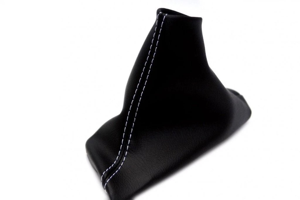 Emergency Brake Boot for Volvo S60 (2005–2008) - Leather Synthetic, White Stitch