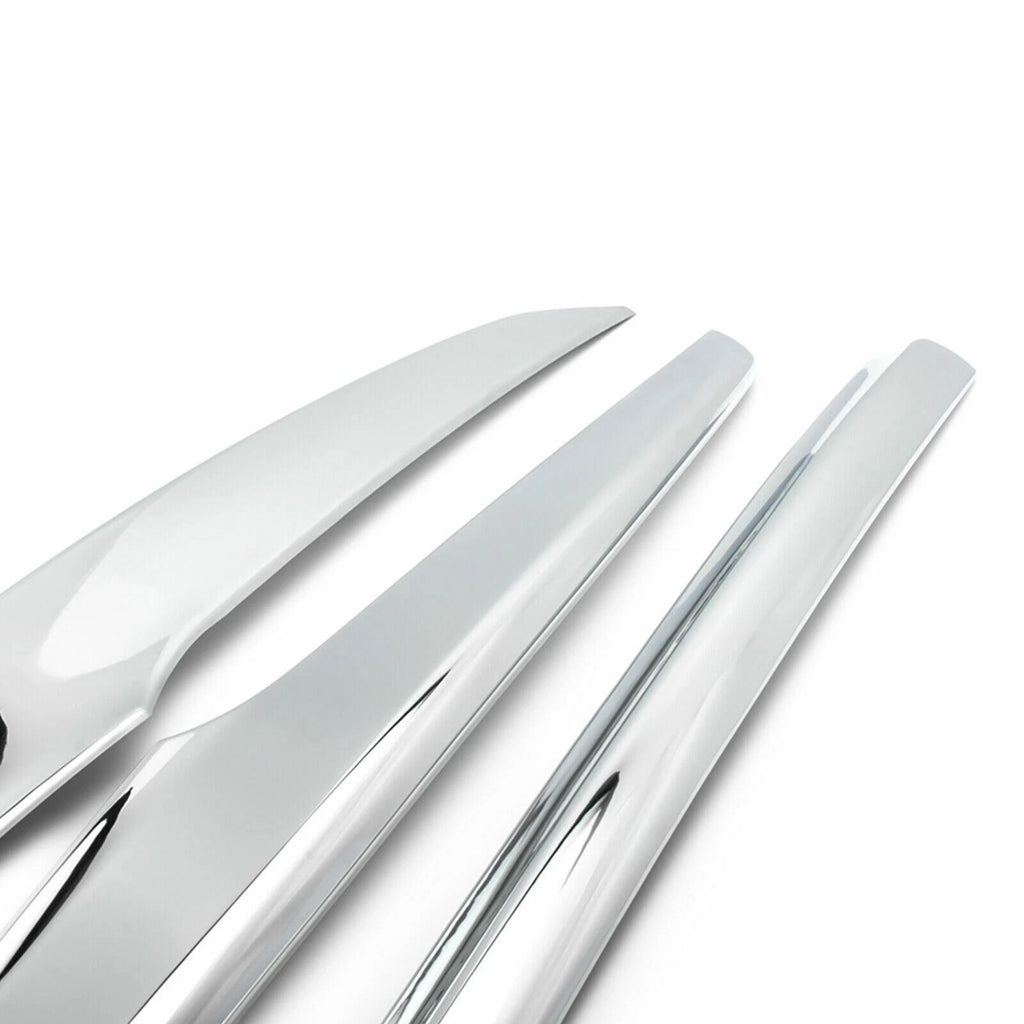 Chrome Silver Front Bumper Lip Cover Trims for Honda Accord (2018-2020)