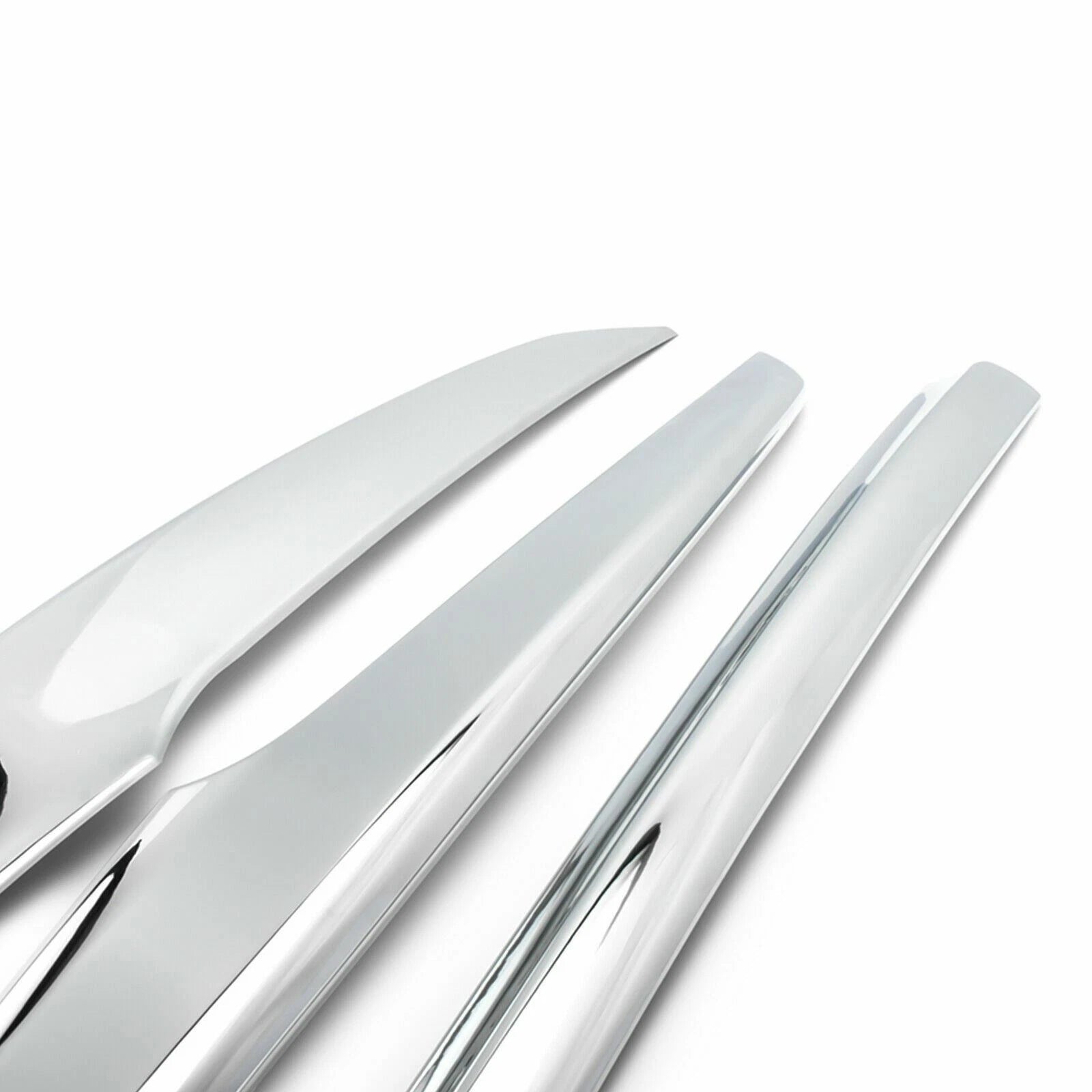 Chrome Silver Front Bumper Lip Cover Trims for Honda Accord (2018-2020)