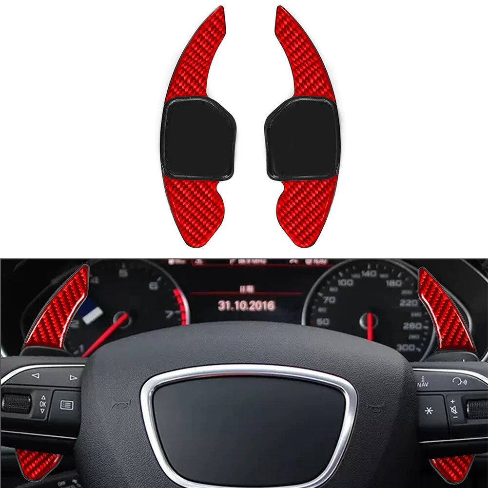 Steering Wheel Shift Paddle Extensions for Audi A3 A4 A5 A6 A7 A8 Q5 Q7 S3 S5 (2010–2023)