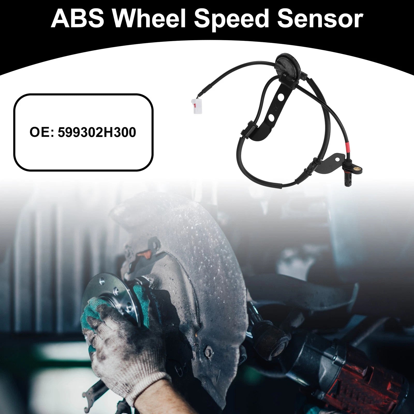 ABS Wheel Speed Sensor No. 599302H300 for Hyundai Elantra (2007–2011)