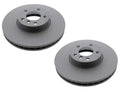 Set of 2 Front Brake Rotors Zimmerman for BMW E70 X5 (2008–2011), X6 (2011)