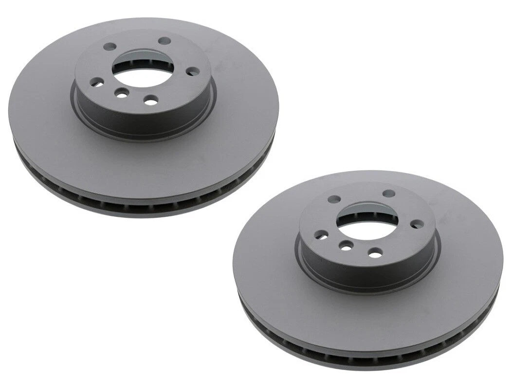 Set of 2 Front Brake Rotors Zimmerman for BMW E70 X5 (2008–2011), X6 (2011)