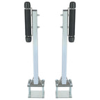 Pair Zinc-Plated Steel Roller Guide-On for Boat Trailer (Sailboat)